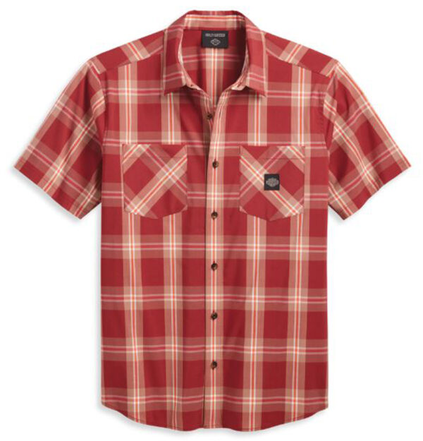 SHIRT RED PLAID